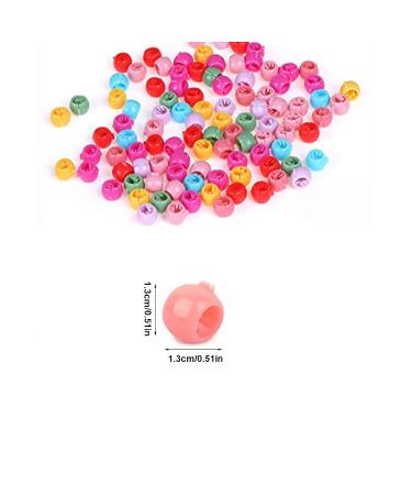 200 Mini Colorful Pearl Hair Clips - Rainbow Hair Accessories for Girls & Women | Perfect for Kids - Buy Online on GoSupps.com