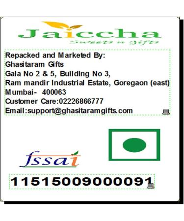Jaiccha Ghasitaram Rakhi Gifts for Brothers Rakhi Dryfruits - Pudina Protein Almonds 200 GMS in Brown Paper Pouch with Rudraksh Rakhi - Buy Online on GoSupps.com