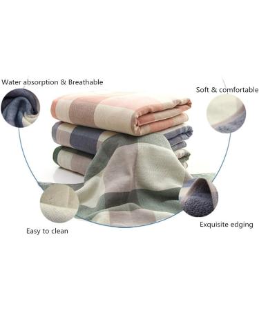 ECRISDOO 6pcs Plaid Dish Towels - Ultra Absorbent 12 x 12 Washcloth Towels for Kitchen, Bathroom, Hotel, Spa - Multi-Purpose Fingertip Towels & Face Cloths - Buy Online on GoSupps.com