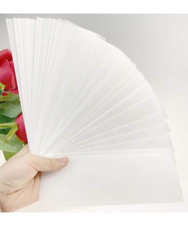 200PCS White Large Size Non Woven Body Facial Wax Strips Epilator Professional Hair Removal Wax Paper Depilatory Paper DIY Beauty Tools For Unisex Men and Women (20cmx7cm/7.9x2.8in) - Buy Online on GoSupps.com