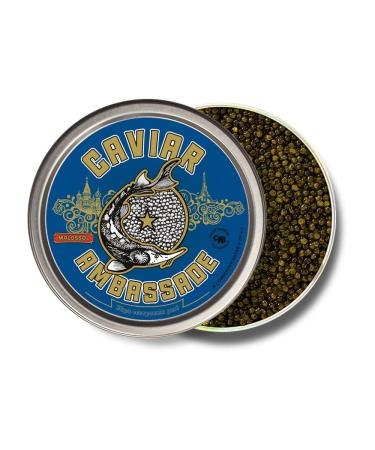 Caviar Schrenki-Dauricus - 250g - Hybridization Acipenser schrenckii and Huso dauricus - Refrigerated delivery - CAVIAR EMBASSADE