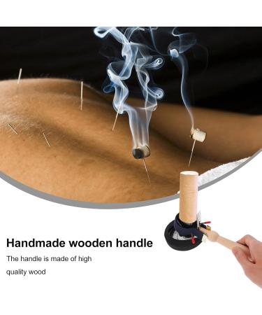 Buy Homsfou Moxibustion Stick Holder Set - Home Massage Tool - 22.5x10.5cm Black - International Shipping Available - Buy Online on GoSupps.com