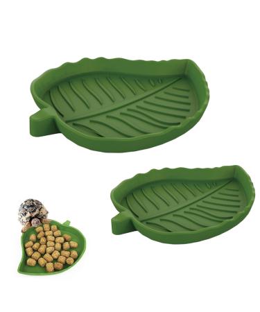 ZEACCT 2 Pieces Food Water Bowl Plate Reptile Food Water Bowl Tortoise Feeding Plate Tortoise Pet Breeding Tray Turtle Food Plate for Tortoise Corn Snake Crawl Pet Drinking and Eating - Buy Online on GoSupps.com