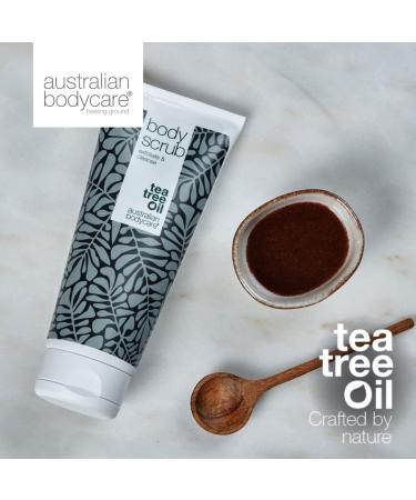 Australian Bodycare Body Scrub for Women & Men 200 ml | Tea Tree Oil Body Scrub Exfoliator | Foot Scrub for Hard Skin | for Pimples on The Back & Body | with Australian Tea Tree Oil Tea Tree Oil 200 ml (Pack of 1) - Buy Online on GoSupps.com