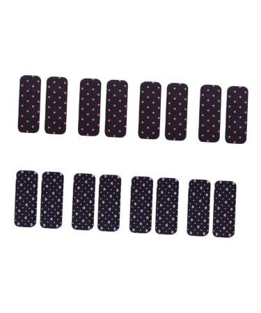 minkissy 8 Pairs Plastic Paste Posts Bangs Hair Pad Hair Holder Hair Fringe Care Tool Hair Fixed Clip hair bang stickers Hair Fringe Sticker Korean version plastic sticker man