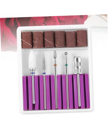 Mikinona 1 Set Nail Drill Bits Electric Manicure Nail File Pedicure Bits Faux Nails Cuticle Drill Bit Kit Nail Bits Manicure Tools Nail Grinding Head Nail Drill Tool Nail Gel Purple 4.50X0.30X0.30CM Purple - Buy Online on GoSupps.com
