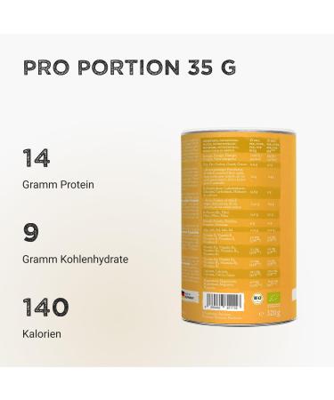  Harvest Republic HARVEST REPUBLIC Organic Almond Protein Powder Vanilla with Real Organic Vanilla | 320g Vegan Protein Powder - Buy Online on GoSupps.com