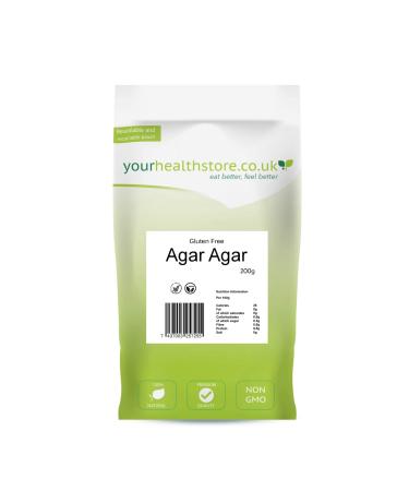 yourhealthstore Agar Agar 200g Premium Quality Powder Vegan Gelatine Gluten Free Non GMO. 200 g (Pack of 1)