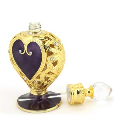 Housoutil 1pc Glass Perfume Bottle Mini Perfumes Mini Perfume Bottle Ornament Container Pocket Perfume Heart Alloy Bottle Toiletry Containers Dropper Bottle Travel Vintage - Buy Online on GoSupps.com