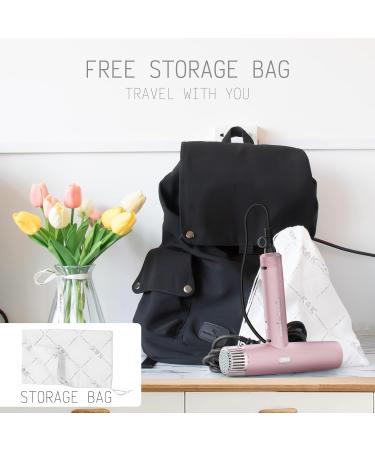 K&K Professional Hair Dryer - 1800W Brushless Motor Low Noise Ionic Blow Dryer Lightweight & Fast Drying - Perfect for Home Salon & Travel - Pink - Buy Online on GoSupps.com