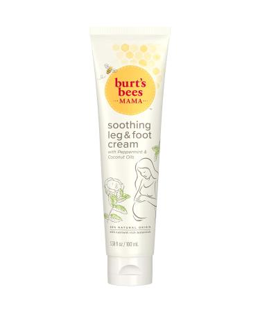 Burt's Bees Mama Bee Belly Butter Leg & Foot Cream - Pregnancy Stretch Mark Prevention Cream 6.5 Oz Tub & 3.38 Oz Foot Cream - Buy Online on GoSupps.com