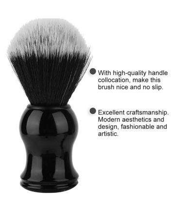 Premium Razor Brush for Men | Travel & Home Use Shaving Brush | Pure Black Nylon - Ideal for Barbers and Hairdressing Salons - Buy Online on GoSupps.com