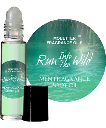 Run Into The Wild Cologne Fragrance Body Oil for Men by Mobetter Fragrance Oils