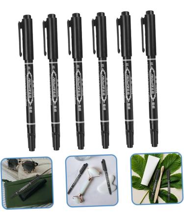 Didiseaon 6pcs Eyebrow Pen Eyebrow Pen Multifunctional Tattoos Pen Pen Accessories Make up 13.9x1.8cm Black - Buy Online on GoSupps.com
