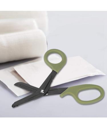 Buy EMT Trauma Scissors - Medical Scissors with Non-Stick Blades | Stainless Steel Green - Ideal for First Aid & Emergency Care - Buy Online on GoSupps.com