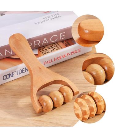 Buy Pieces Wooden Trigger Point Massage Roller - Body & Facial Gua Sha Tool for Neck & Face - International Shipping Available - Buy Online on GoSupps.com