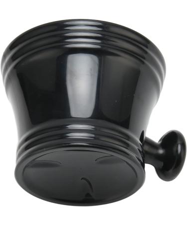 Premium Shaving Soap Cup & Bowl - Large Black Handle for Home Use | Best Quality Shaving Accessories - Buy Online on GoSupps.com