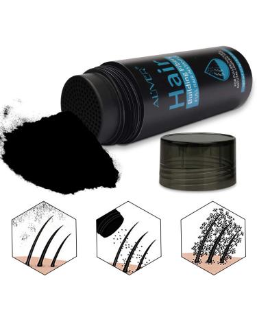 Thinning Hair Concealer: Natural Formula for Fuller, Thicker Hair in 15 Seconds - Black - Men & Women - Buy Online on GoSupps.com