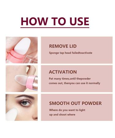 White Moonbeam Highlighter Powder Stick | Body & Face Shimmer Makeup - Buy Online on GoSupps.com