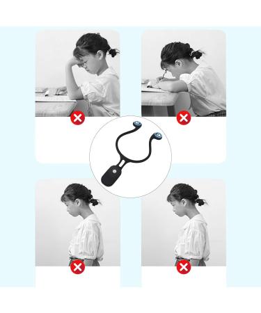 Buy Kcabret Intelligent Posture Corrector - Portable Vibration Reminder for Kids | Best Home Posture Trainer (Black) - International Shipping Available - Buy Online on GoSupps.com