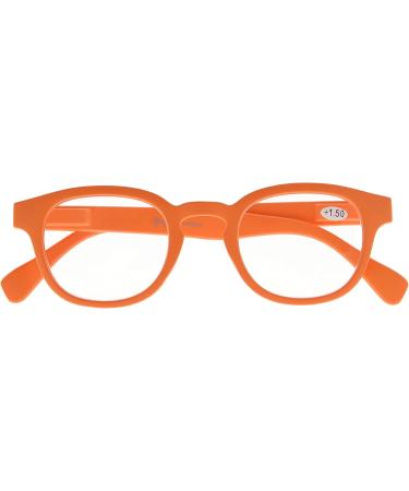 Eyekepper Stain Rainbow Reading Glasses +2.50 Orange - Stylish and Functional Eyewear - Buy Online on GoSupps.com
