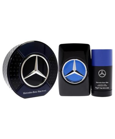 Mercedes-Benz Intense Gift Set Perfumes for Men - Includes 2.7 oz Eau de Toilette Spray and 2.6 oz Deodorant Stick - Woody Scent - Opens with Notes of Pear - Evokes Power and Sensuality - 2 pc - Buy Online on GoSupps.com