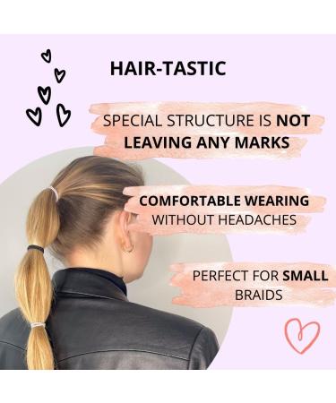 Buy Bellody Minis - Small Hair Ties for Stylish Braided Hairstyles | 20 Turquoise/Violet Mini Hair Ties for Women - Buy Online on GoSupps.com
