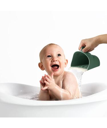 Storchenbeck Hairwash Cup for Babies & Toddlers - Frog Shape Bathing Cup for Hair Washing Protection (Green) - Buy Online on GoSupps.com
