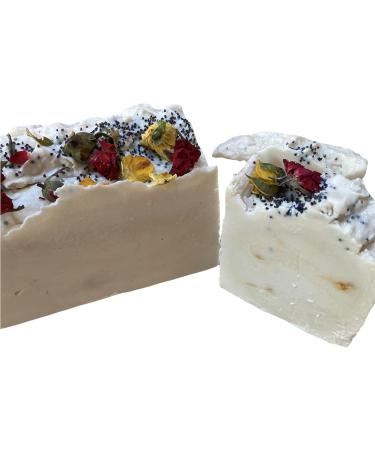 NATURAL SOAP Bar Coconut and Honey with mini Face Loofah and pumice stone for healthy feet No additives No colouring. Palm Free - Buy Online on GoSupps.com