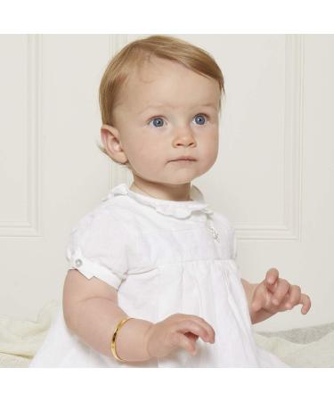 Molly Brown London 18ct Gold Plated Sterling Silver Heritage Baby Bangle - Buy Online on GoSupps.com