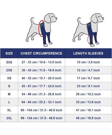 MPS Medical Pet Shirt for Dogs - Double Front Leg Cuff XXS | International Shipping Available - Buy Online on GoSupps.com