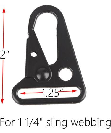 XTACER Heavy Duty Snap Hooks Sling Clips 1.25 (12-Pack) - Multiple Choices Available - Buy Online on GoSupps.com
