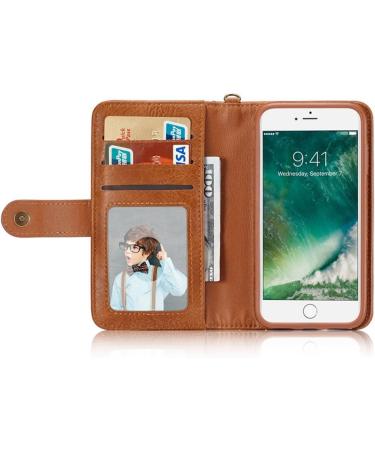Jennyfly iPhone XS Max Wallet Case - PU Leather Hand Strap Card Slots - Brown - 2018 - Buy Online on GoSupps.com