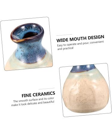 Housoutil 1 Set Aromatherapy Bottle Ceramic Oil Porcelain Soy Sauce Olive Oil Pot Dispenser Empty Bottle Diffuser Ceramic Perfume Essential Oil Bottle Ceramics White Perfume Bottle 9.5X5.5cm White - Buy Online on GoSupps.com
