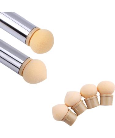 Double Head Ombre Sponge Stick for Nail Art | 4 Replacement Heads & Pigment Brushes | Shop Internationally - Buy Online on GoSupps.com
