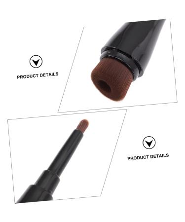 NOLITOY Double Ended Foundation Brush - Multi-Use Eye & Face Makeup Applicator for Travel | Artificial Fiber Loose Powder Brush - Buy Online on GoSupps.com
