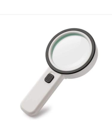 Magnifying Glasses for Hobbies Reading Magnifier 30 Times High Magnification Handheld Magnifying Glass Double Optical Lens 12LED Light UV Counterfeit Magnifying Glass Reading Newspaper Map Vision