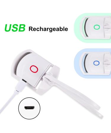 Buy Heated Eyelash Curler - Long Lasting Electric Rechargeable Makeup Tool | Perfect Mothers Day Gift - Quick Natural Curling | Shop Now - Buy Online on GoSupps.com