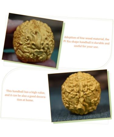 Beavorty 5-St Ornamental Kylin Statue - Wooden Hand Exercise & Massage Balls for Fitness & Gymnastics - Buy Online on GoSupps.com
