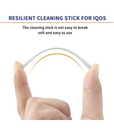 100 Pcs IQOS Cleaning Sticks - Double Head Cotton Buds for IQOS 2.4/2.4 Plus, 3.0 Duo, Lil, LTN, HEETS, GLO Heater - Removes Oil Residues - Wet Alcohol Cleaning Pads - Buy Online on GoSupps.com