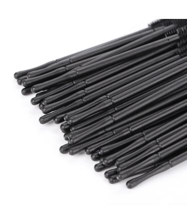 50 Silicone Eyelash Brushes - Long Grip Mascara & Eyebrow Brushes for Extensions & Staining | International Shipping - Buy Online on GoSupps.com