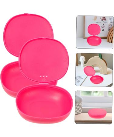 Subsofan Silicone Shell 2-Piece Menstrual Cup Storage Box - Reusable Pink Carrier Bag for Women - Buy Online on GoSupps.com