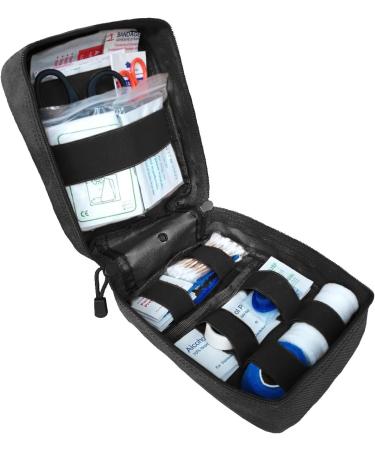 GHFY EMT First Aid Kit: Tactical Molle Medical Emergency Trauma Bag for Camping, Car, Hiking - Black - Buy Online on GoSupps.com
