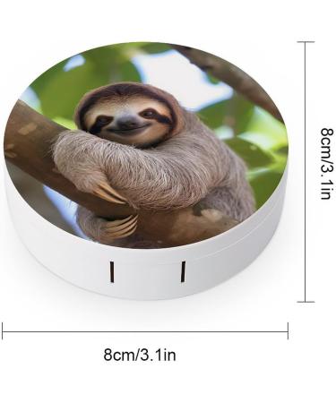 Portable Sloth Contact Lens Case - Travel-Friendly Storage Box for Contacts - Buy Online on GoSupps.com