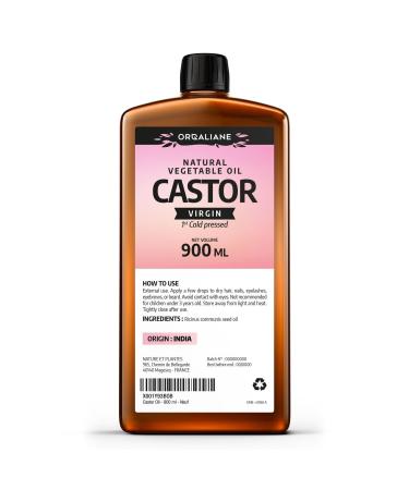 Castor oil - 900 ml - 100% virgin - 1st Cold pressed - Orgaliane