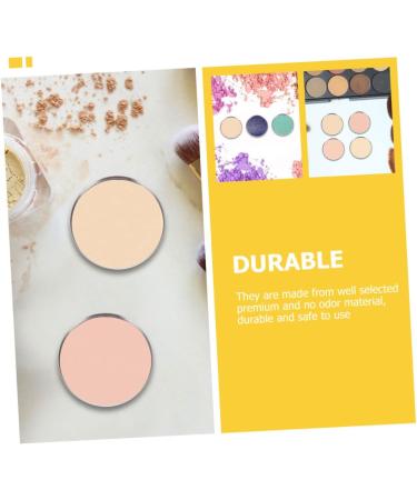 MAGICLULU 250 Pcs Eye Shadow Disk Paint Mixing Makeup Supplies Stainless Steel Miss Tinplate Cosmetics - Buy Online on GoSupps.com