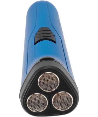 Beard Trimmer Rechargeable Electric Beard Trimmer 3 Multifunctional Floating Heads for Travel (Blue) - Buy Online on GoSupps.com