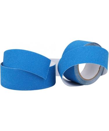 Hazard Tape Anti Slip Tape Quartz Sand Non-Slip Tape Shower Strips Pad Toilet Floor Stair Step Anti Slip Safety Tape Adhesive Scratch Adhesif(Blue) - Buy Online on GoSupps.com