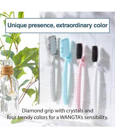 Samjung Wangta Soft Toothbrush 6 Pack (Charcoal) - Best Manual Toothbrush for Sensitive Gums and Teeth - Buy Online on GoSupps.com