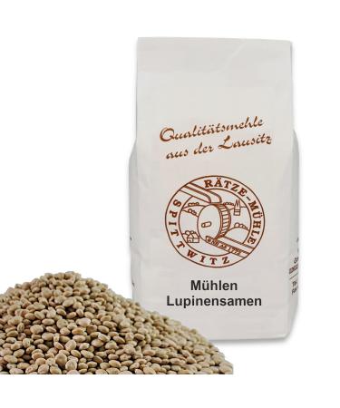 Lupine seeds/sweet lupine seed whole grains cleaned germinable fresh from the R tze mill from the white sweet lupine of the best quality (5 kg)
